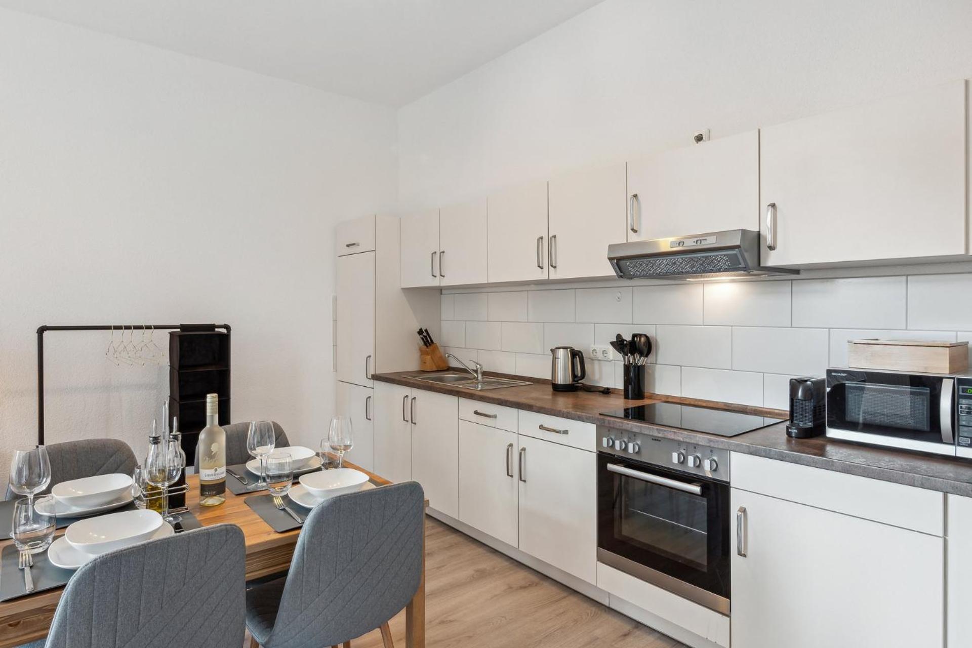 Homespace - Magdeburg - Gemuetliches Apartment Mit Balkon Exterior photo